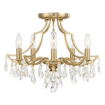 Cedar 18.5'' Vibrant Gold Semi Flush Mount (205|5930-VG-CL-MWP)