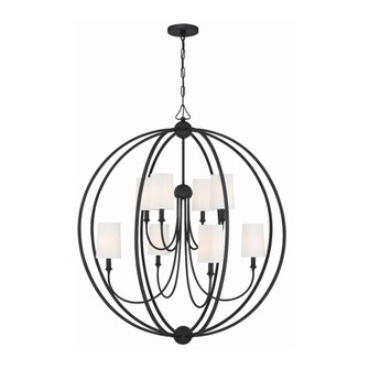 Libby Langdon Sylvan 40'' Black Forged Chandelier (205|2246-BF)