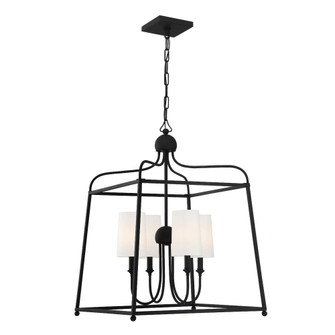 Libby Langdon Sylvan 21.5'' Black Forged Chandelier (205|2244-BF)