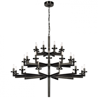 Liaison Triple Tier Chandelier (279|KW 5202BZ)