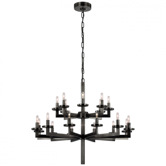 Liaison Double Tier Chandelier (279|KW 5201BZ)