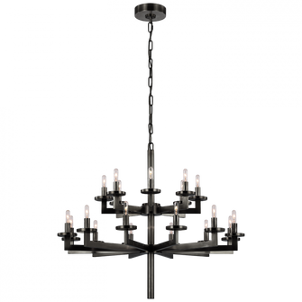 Liaison Double Tier Chandelier (279|KW 5201BZ)