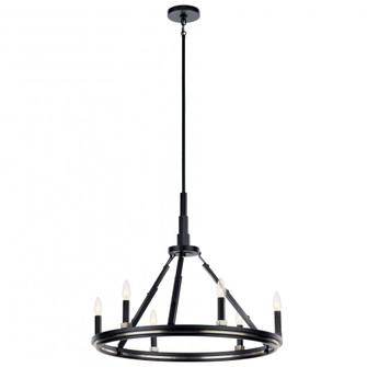 Chandelier 6Lt (2|52420BK)