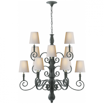Lillie Road Medium Chandelier (279|TOB 5201DG-NP)