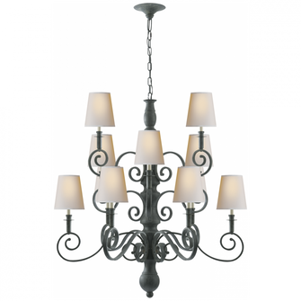 Lillie Road Medium Chandelier (279|TOB 5201DG-NP)