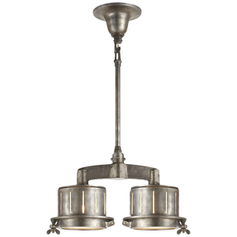 Knockout Double Bar Light (279|TOB 5341WAL-WG)