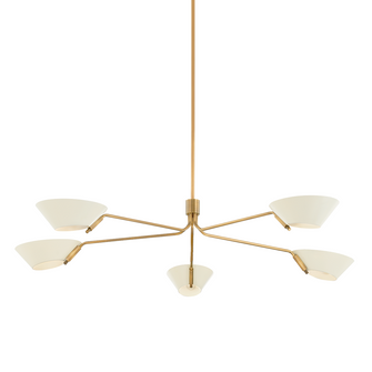 Sacramento Chandelier (52|F8163-PBR/SSD)