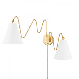Onda Plug-in Sconce (6939|HL699102-AGB)