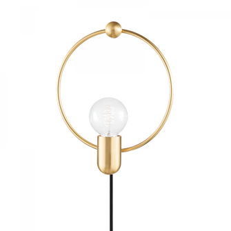 Darcy Plug-In Sconce (6939|HL638201-AGB)
