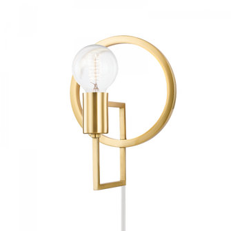 Tory Plug-in Sconce (6939|HL637201-AGB)