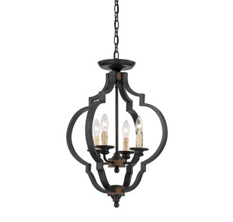 Kelsey 4-Light Covertible Semi-Flush or Pendant in Durango (128|6-8905-4-41)