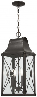 De Luz - 4 Light Outdoor Chain Hung Lantern (10|73297-143C)