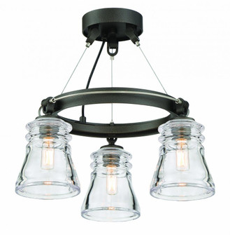 Graham Avenue - 3 Light Semi Flush (10|2735-709)