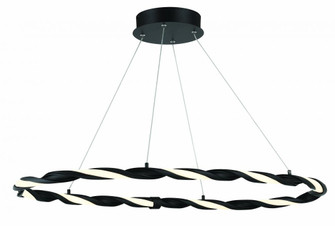 Convolution 36.75'' LED Pendant in Coal Finish (77|P5482-66A-L)