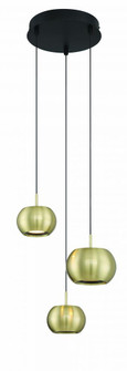 Halo – 3 Light LED Pan Pendant (77|P5473-884-L)