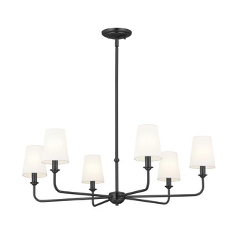 Chandelier 6Lt (2|52516BK)