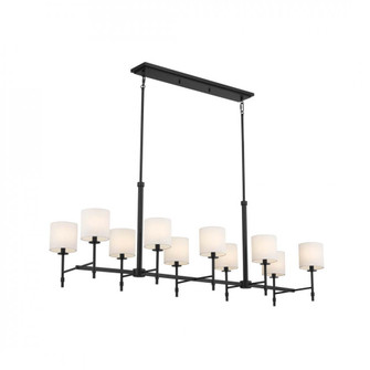 Linear Chandelier 10Lt (2|52503BK)