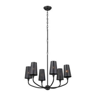 Chandelier 6Lt (2|52508BK)