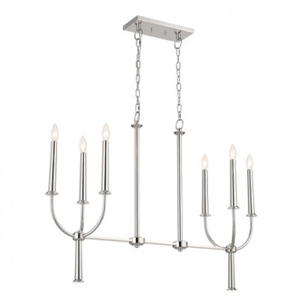 Linear Chandelier 6Lt (2|52495PN)