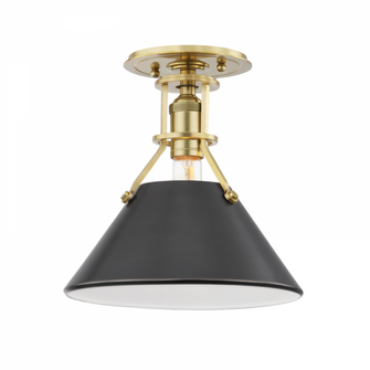 1 LIGHT SEMI FLUSH (57|MDS954-ADB)