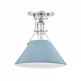 1 LIGHT SEMI FLUSH (57|MDS353-PN/BB)