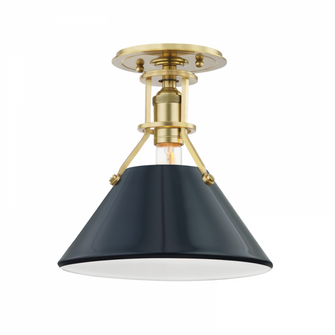 1 LIGHT SEMI FLUSH (57|MDS353-AGB/DBL)