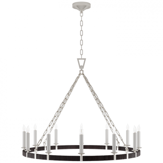 Darlana Large Wrapped Ring Chandelier (279|CHC 5873PN/BRT)