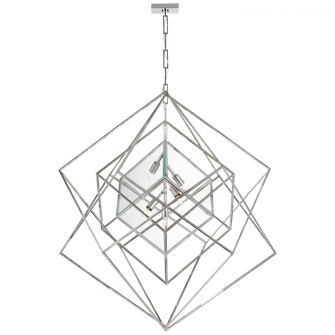 Cubist Large Chandelier (279|KW 5022PN-CG)