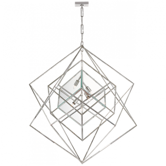 Cubist Large Chandelier (279|KW 5022PN-CG)