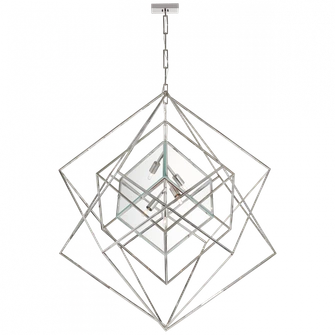 Cubist Large Chandelier (279|KW 5022PN-CG)