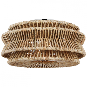 Antigua Large Drum Semi-Flush Mount (279|CHC 4015PN/NAB)