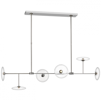 Calvino Large Linear Chandelier (279|S 5695PN-CG)