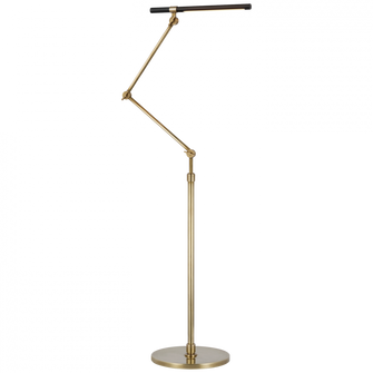 Heron Medium Adjustable Floor Lamp (279|IKF 1506HAB/BLK)