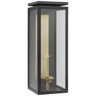 Fresno Large 3/4 Gas Wall Lantern (279|CHO 2551BLK-CG)