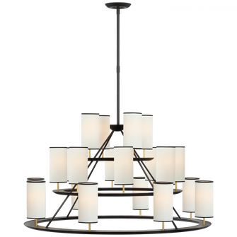 Trevi XL 3-Tier Chandelier (279|ARN 5285BLK/G-L/BT)