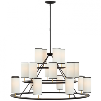 Trevi XL 3-Tier Chandelier (279|ARN 5285BLK/G-L/BT)