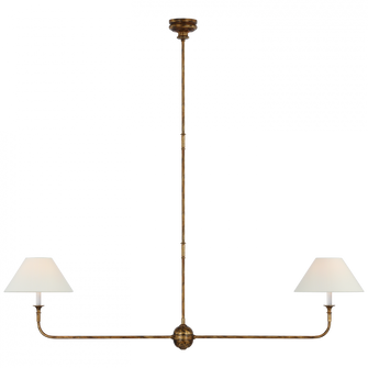 Piaf Large Two Light Linear Pendant (279|TOB 5455AG-L)