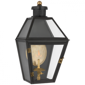 Stratford Small 3/4 Gas Wall Lantern (279|CHO 2450BLK-CG)