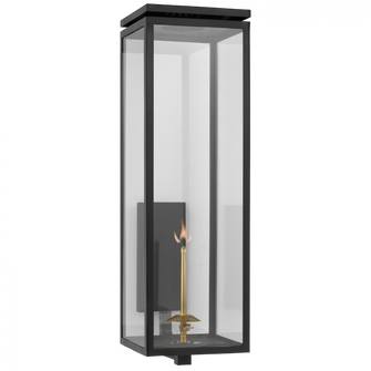 Fresno Grande Bracketed Gas Wall Lantern (279|CHO 2562BLK-CG)