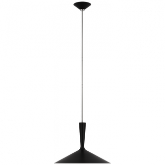 Rosetta Large Pendant (279|ARN 5541BLK/PN)