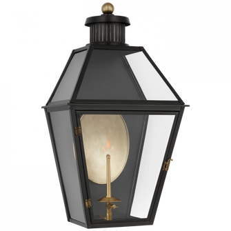 Stratford Medium 3/4 Gas Wall Lantern (279|CHO 2451BLK-CG)