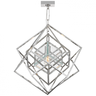 Cubist Small Chandelier (279|KW 5020PN-CG)