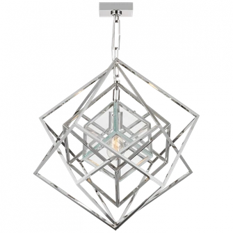 Cubist Small Chandelier (279|KW 5020PN-CG)