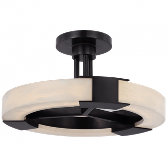 Covet Medium Ring Semi-Flush Mount (279|KW 4142BZ/ALB)