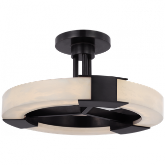 Covet Medium Ring Semi-Flush Mount (279|KW 4142BZ/ALB)