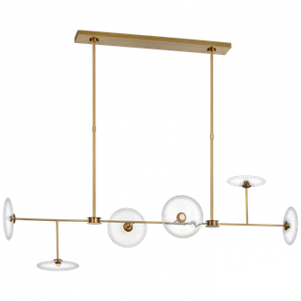 Calvino Large Linear Chandelier (279|S 5695HAB-CG)