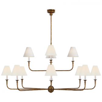 Piaf Grande Two-Tier Chandelier (279|TOB 5453AG-L)