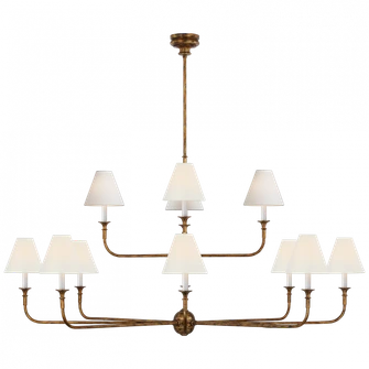 Piaf Grande Two-Tier Chandelier (279|TOB 5453AG-L)