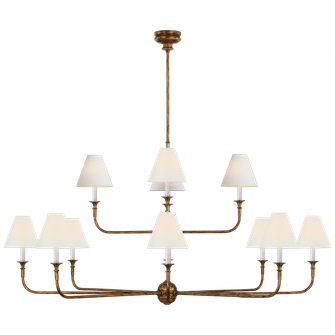 Piaf Grande Two-Tier Chandelier (279|TOB 5453AG-L)