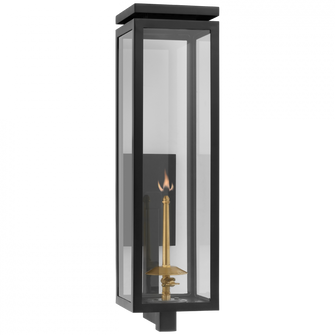 Fresno Large Bracketed Gas Wall Lantern (279|CHO 2561BLK-CG)
